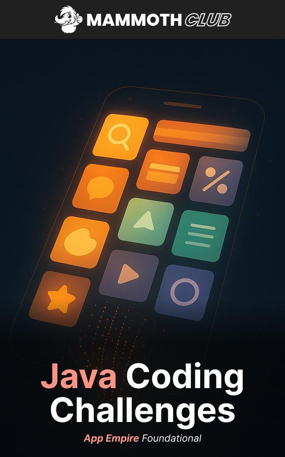 Java Coding Challenges: App Empire Foundational