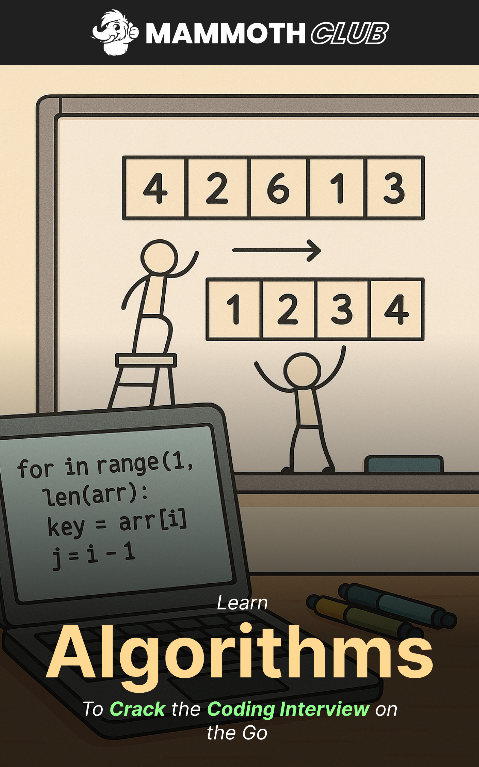 Learn Algorithms To Crack The Coding Interview On The Go