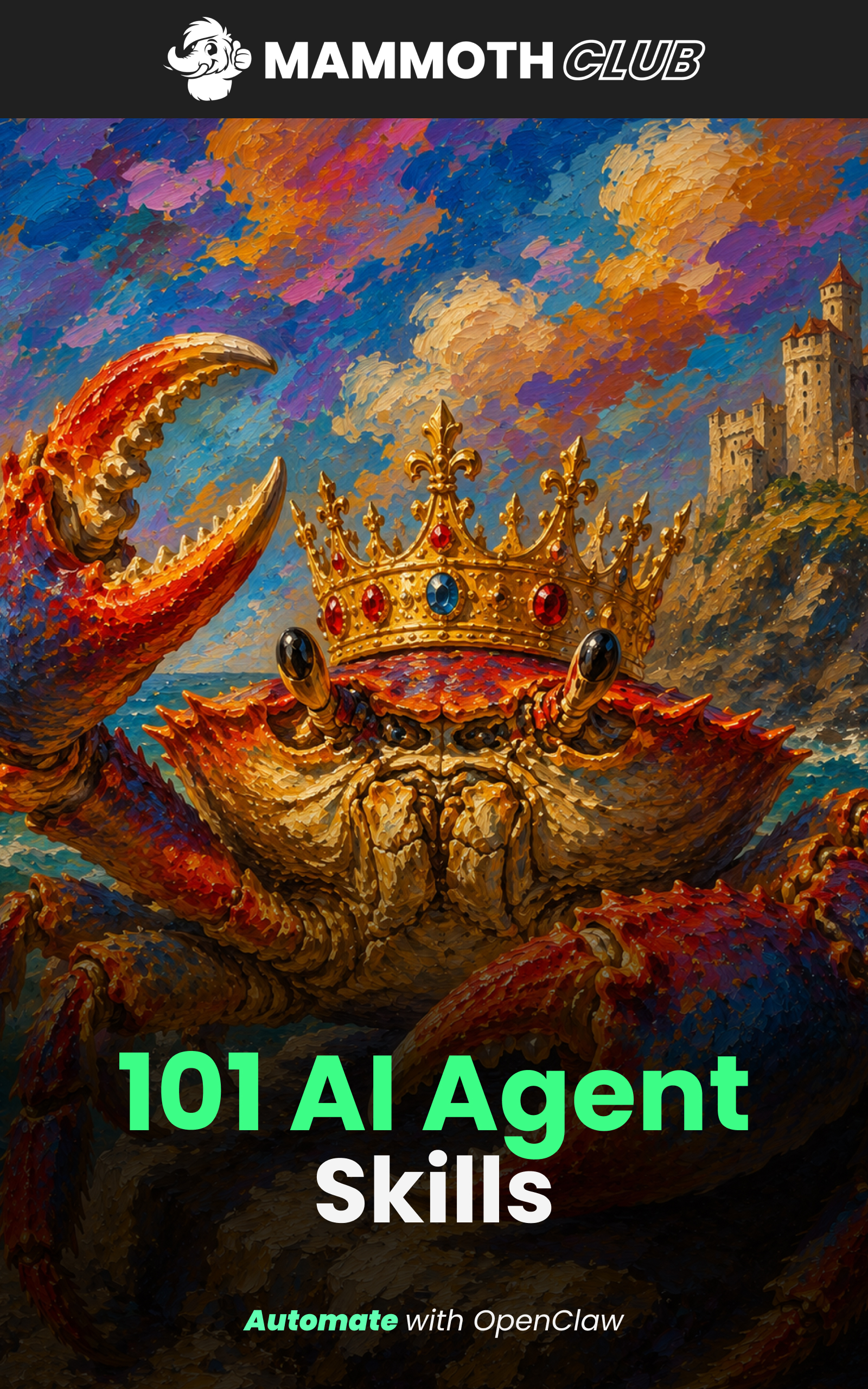 101 AI Agent Skills - Automate with OpenClaw
