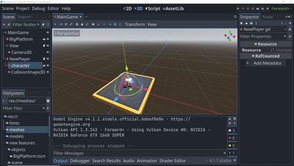 Advanced GDScript Programming in Godot 4 3D Platformer
