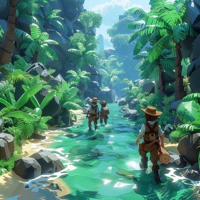Designing Low Poly Cartoon RPG Items for Roblox with Blender 4