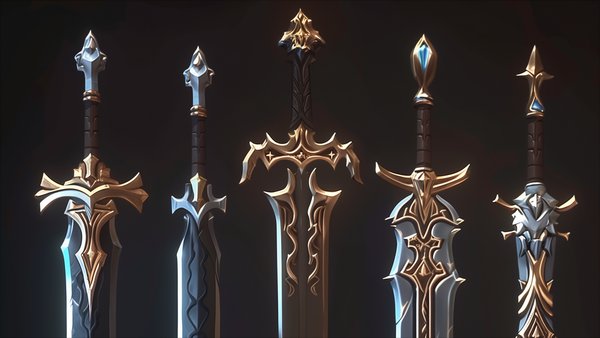 3D Modeling Sword and RPG Items in Blender 4 with AI Image Generation