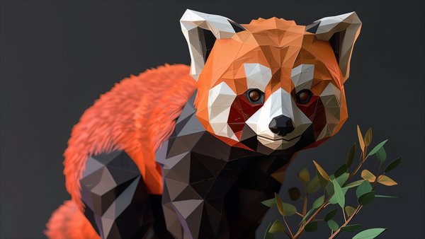 Build a Low Poly 3D Red Panda with Blender 4