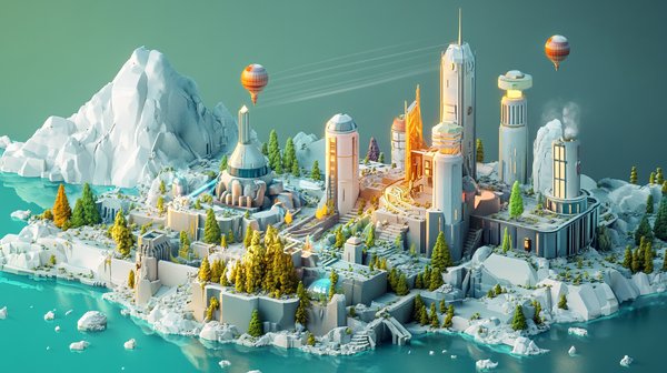 Blender 4 Low Poly 3D Modeling Bundle