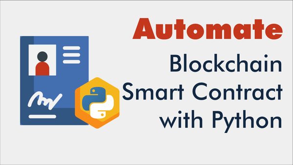 Automate Blockchain Smart Contracts With Brownie Python