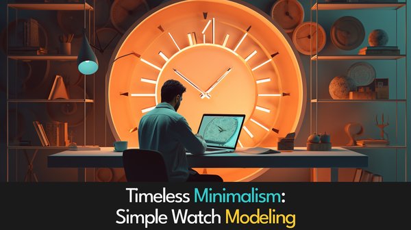 Timeless Minimalism: Simple Watch Modeling
