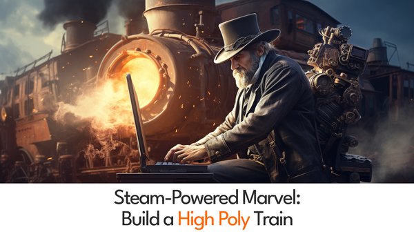 Steam-Powered Marvel: Build a High Poly Train