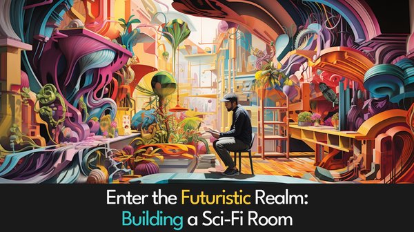Enter the Futuristic Realm: Building a Sci-Fi Room