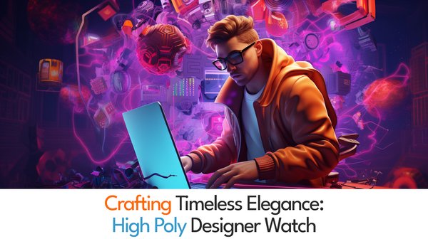 Crafting Timeless Elegance: High Poly Designer Watch