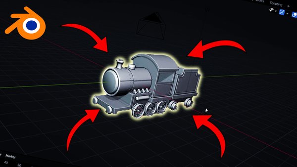 The Ultimate Steam Train Journey: 3D Modeling Adventure in Blender
