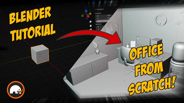 Low Poly Office Wonderland: Master 3d Modelling in Blender 3.3