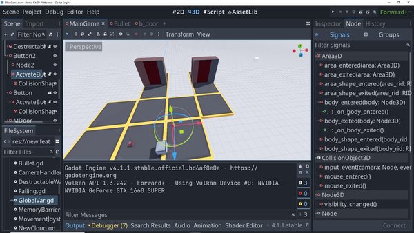 Multiplayer Programming in Godot 4 in 3D Platformer