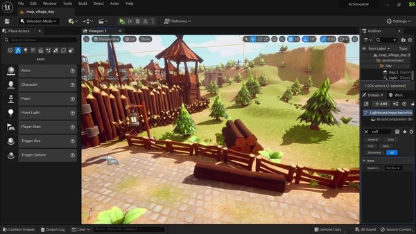 Design Game Environments in UE5 RPG Game