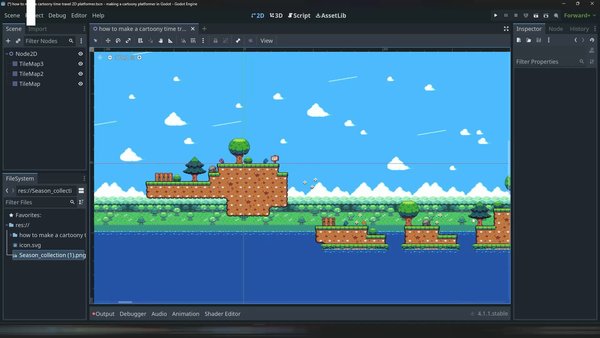 Design a 2D Time Travel Platformer Game Level with Godot 4