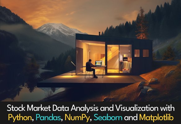 Stock Market Data Analysis and Visualization with Python, Pandas, NumPy, Seaborn and Matplotlib