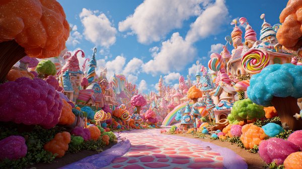 Complete Candyland Fantasy 3D Game Asset Collection