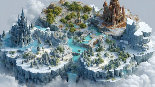 Six Epic Environments - Mars to Ice Castles 3D Asset Mega-Pack