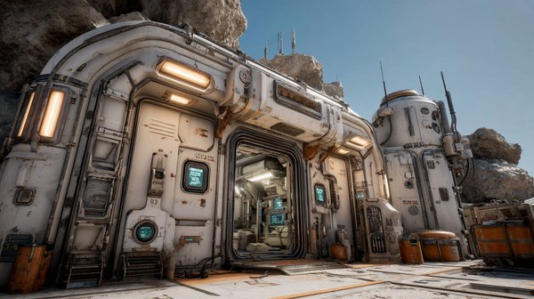 Space-Age Sci-Fi 3D Asset Arsenal