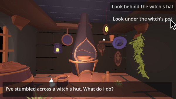 Lost in the Woods - 3D Visual Novel Game Template in Godot 4.6