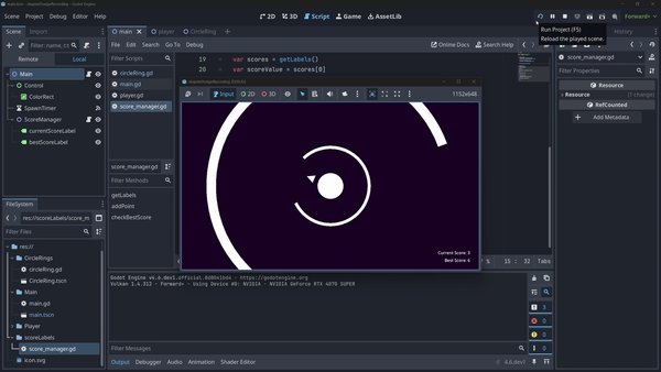 Make a Minimalist 2D Geometry Survival Game in Godot 4.6 - From Scratch