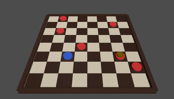 Checkers 3D: Strategic Board Game Template with AI in Godot 4.6