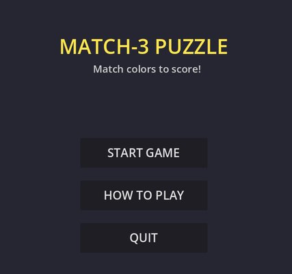 Match-3 Game Template in Godot 4.6