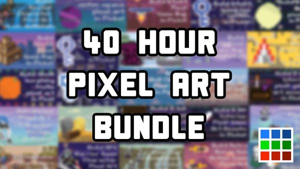 40-Hour Pixel Art Bundle with Characters and 2D Game Maps