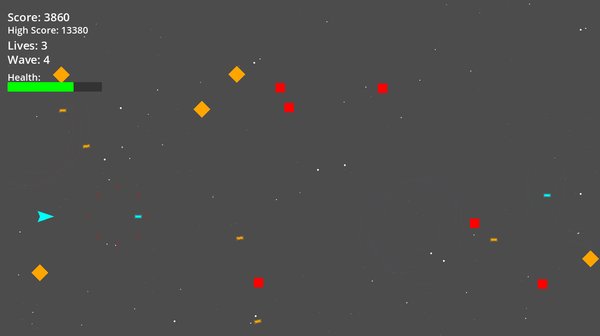 Basic 2D Defender-Style Game Template in Godot 4.6