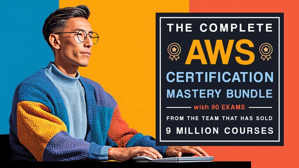The Complete AWS Certification Mastery Bundle with 90 Exams