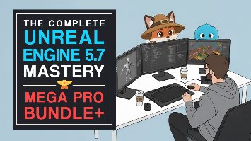 The Complete Unreal Engine 5.7 Mastery Mega PRO Bundle+
