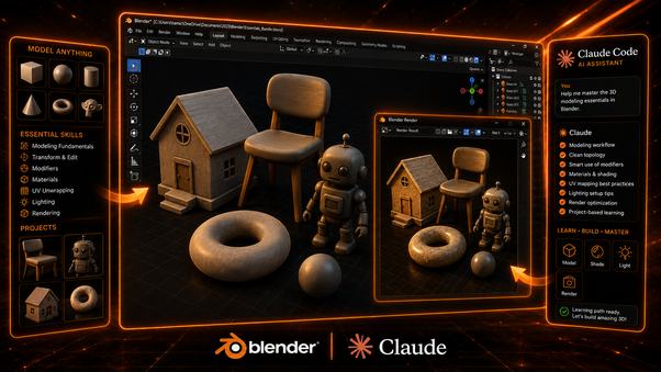 The 3D Modeling Blender Essentials Bundle
