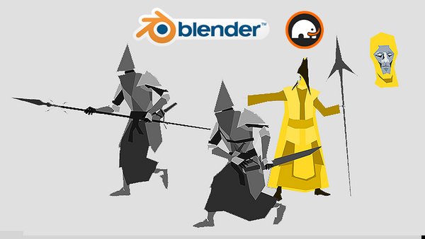 Create Low Poly Game Characters in Blender3D