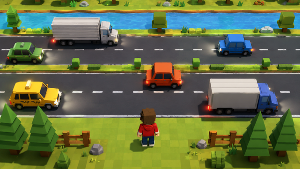 Build a 3D Endless Road Crossing Game with Unity AI