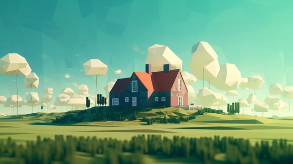 Learn 3D Modelling - Low Poly Buildings in Blender for Beginners