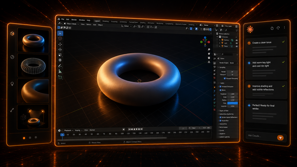 Introduction to 3D Modeling with Blender and Claude Code