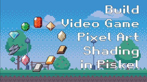 Build Video Game Pixel Art Shading In Piskel