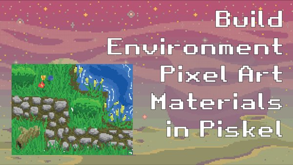 Build Game Environment Pixel Art Materials In Piskel