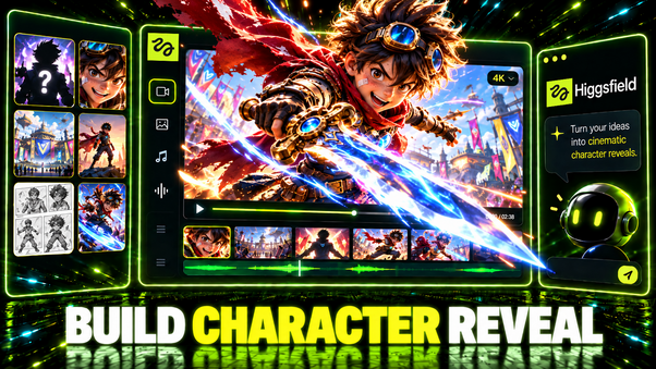Build Character Reveal Game Videos with Higgsfield AI