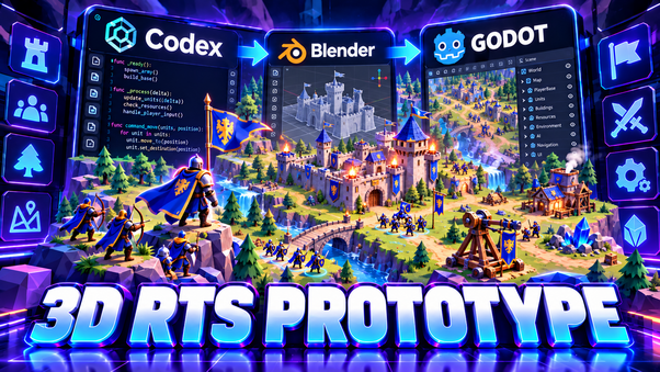 Build a 3D RTS Prototype with Codex, Blender & Godot