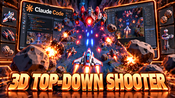 Build a 3D Top Down Plane Shooter with Claude Code Opus 5.5 in Godot
