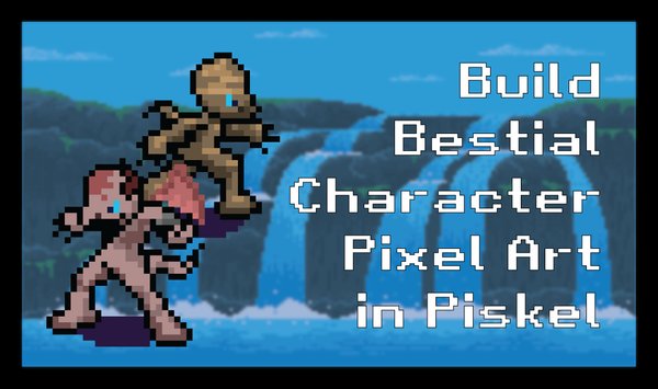 Build Animal Monster Game Character Pixel Art In Piskel