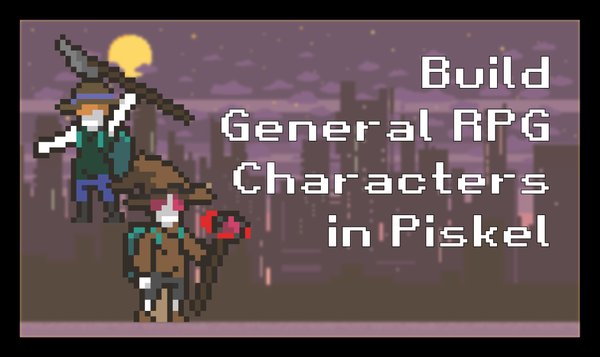 Build General RPG Game Characters Pixel Art In Piskel