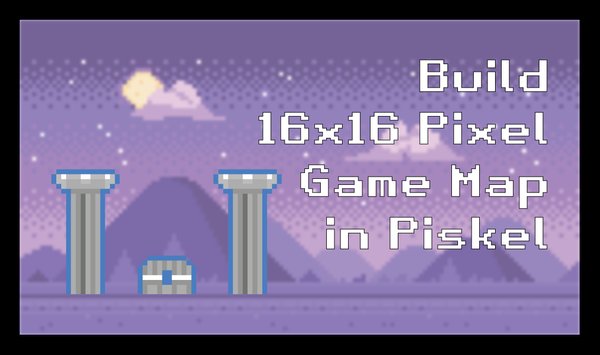 Build 16x16 Pixel Game Map in Piskel