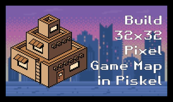 Build 32x32 Pixel Game Map in Piskel
