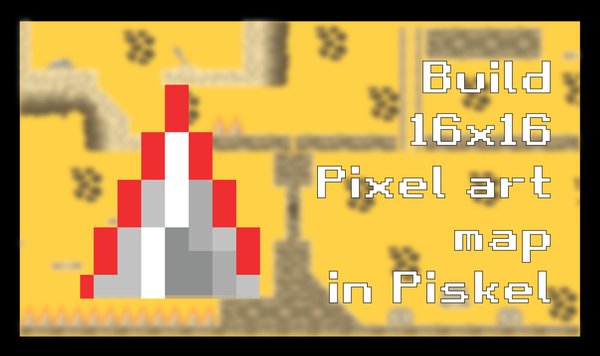Build 16x16 Pixel Art Map in Piskel