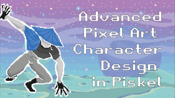 Advanced pixel art character design in Piskel