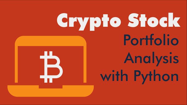 Crypto Stock Portfolio Analysis With Python