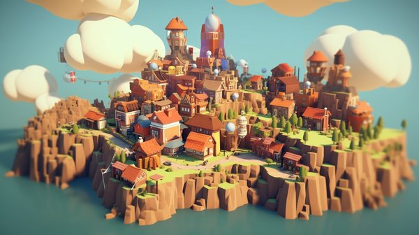 Make a low poly scene in Blender and Unity in 30 minutes