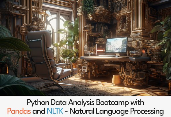 Python Data Analysis Bootcamp with Pandas and NLTK - Natural Language Processing